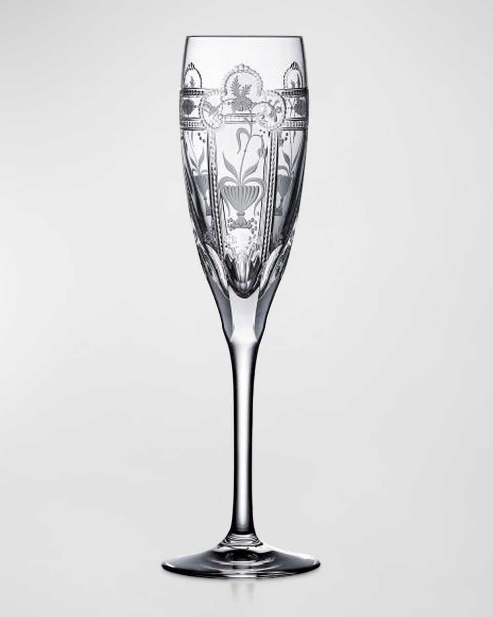 Floral Champagne Flute